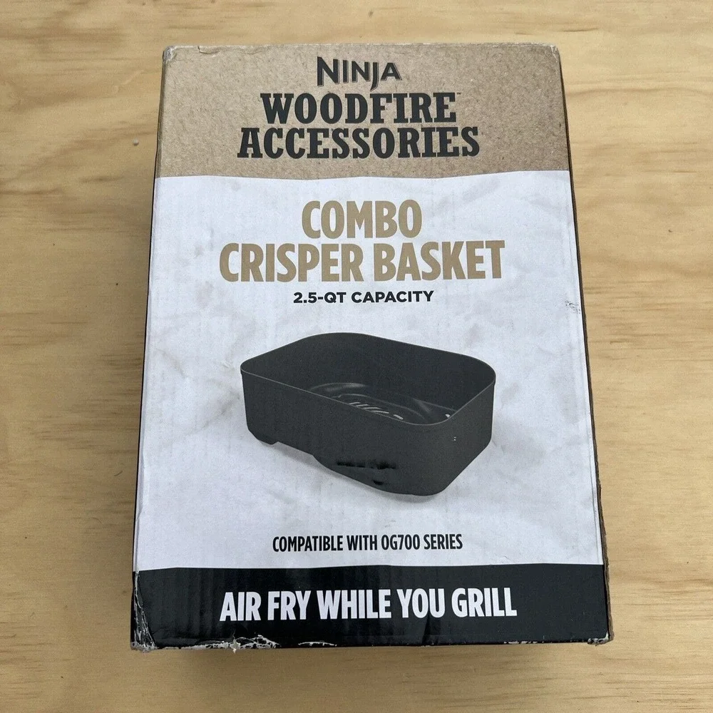 Ninja Woodfire Combo Crisper Basket OG701 OG751 Air Frying Basket 2.5 Qt